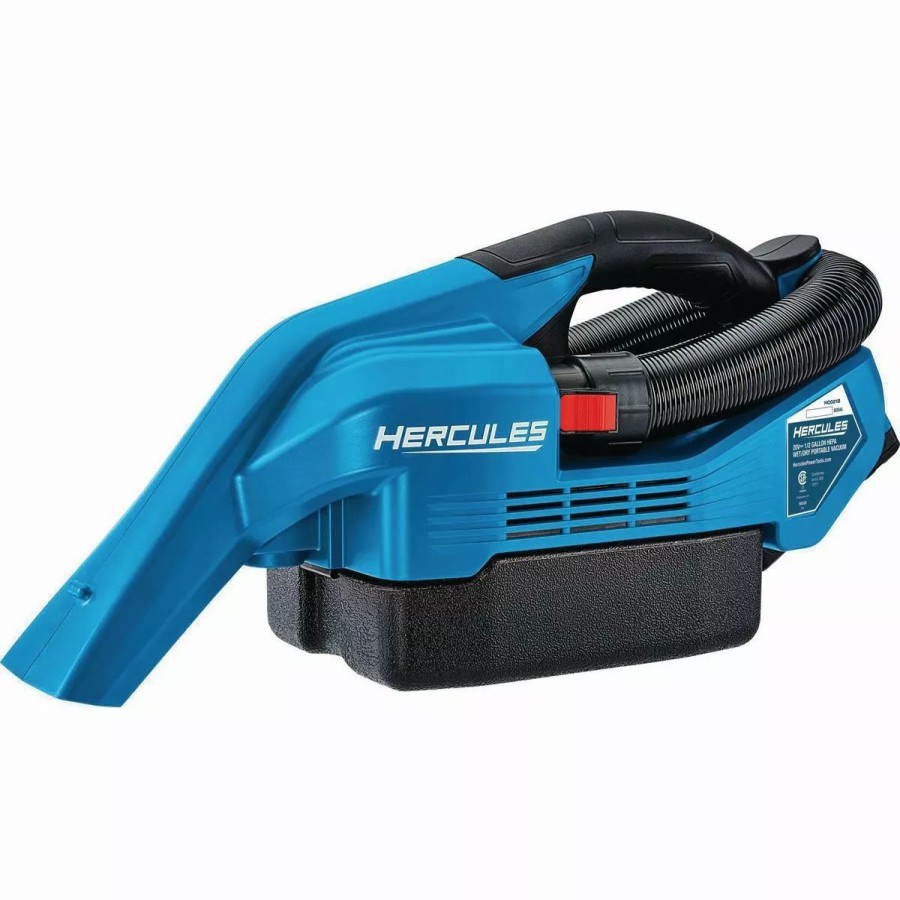 Power Tools Hercules | Hercules 20V Cordless 1/2 Gallon Wet Dry Portable Vacuum Tool Only