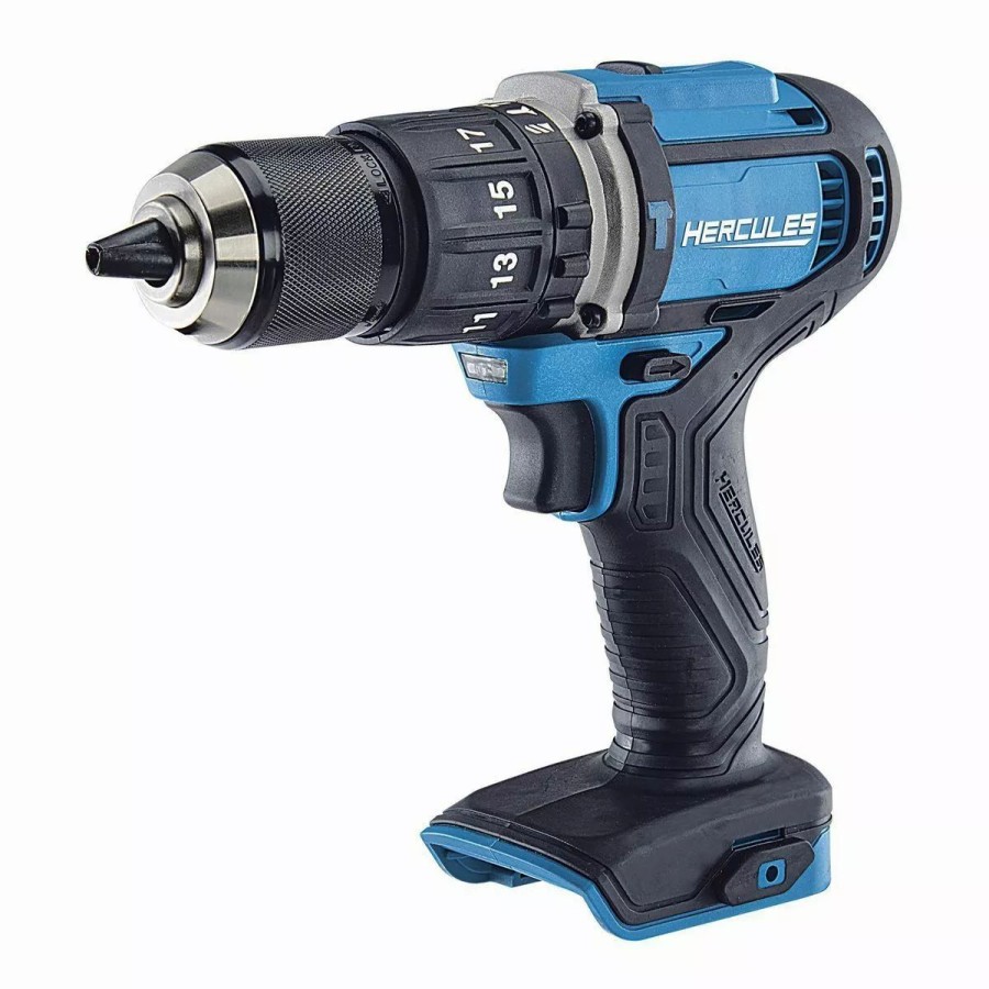 Power Tools Hercules | Hercules 20V Cordless 1/2 In. Compact Variable Speed Hammer Drill/Driver Tool Only