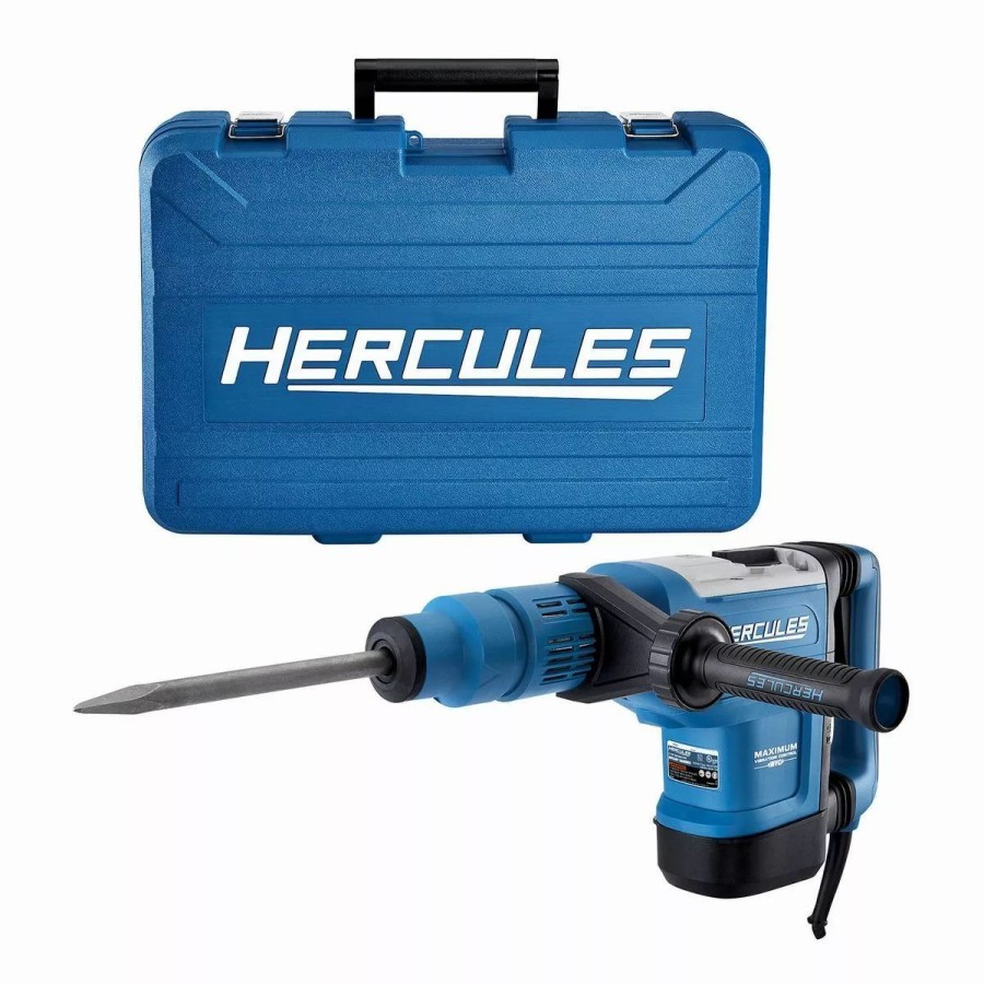 Power Tools Hercules | Hercules 14 Amp 1-7/8 In. Sds Max-Type Variable Speed Rotary Hammer With Maximum Vibration Control