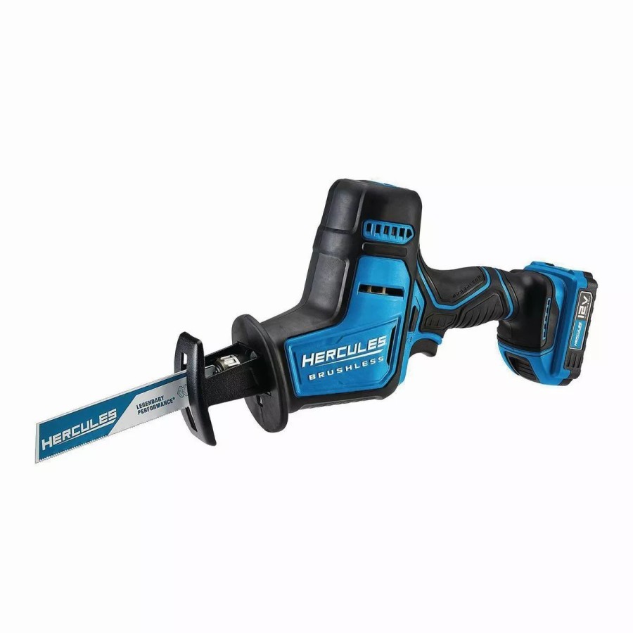 Power Tools Hercules | Hercules 12V Brushless Cordless Compact Reciprocating Saw Tool Only