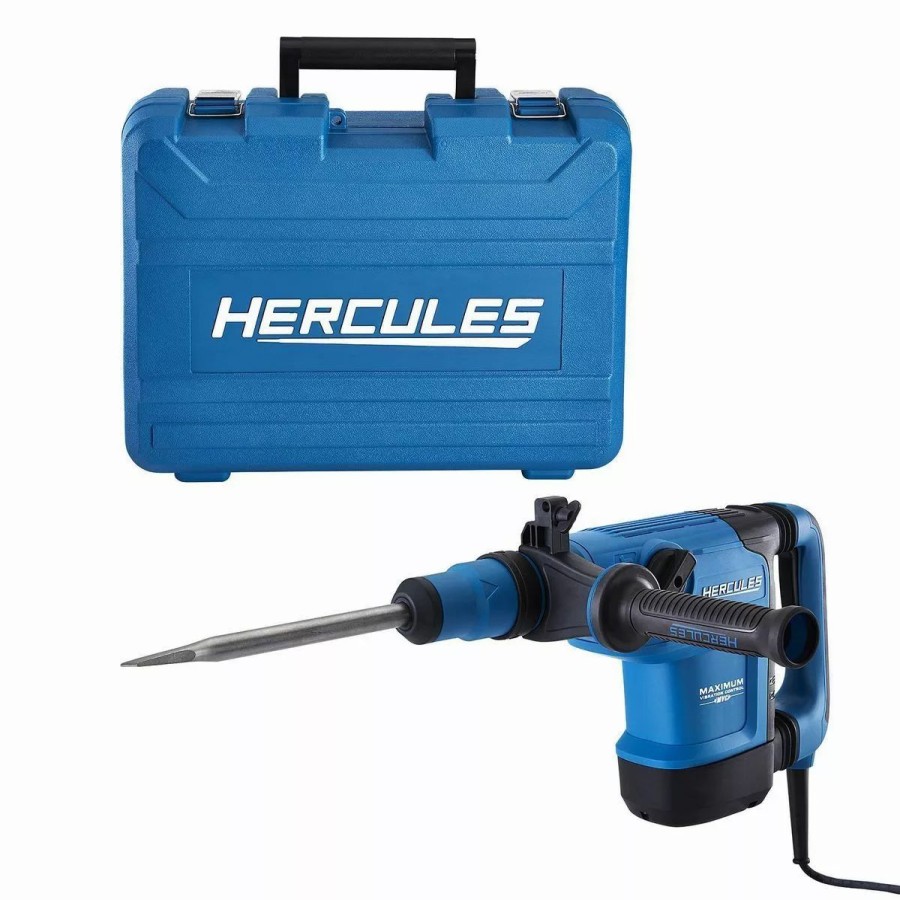 Power Tools Hercules | Hercules 12 Amp 1-9/16 In. Sds Max-Type Variable Speed Rotary Hammer With Maximum Vibration Control