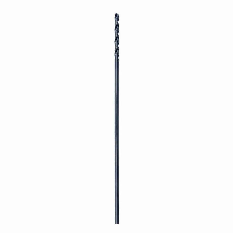 Power Tools Hercules | Hercules 1/4 In. X 12 In. Black Oxide Extended Length Drill Bit