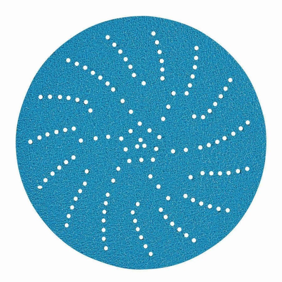 Power Tools Hercules | Hercules 6 In. 40 Grit Hook And Loop Multi-Hole Pattern Sanding Disc With Ceramic Alumina Grain, 5 Pk.