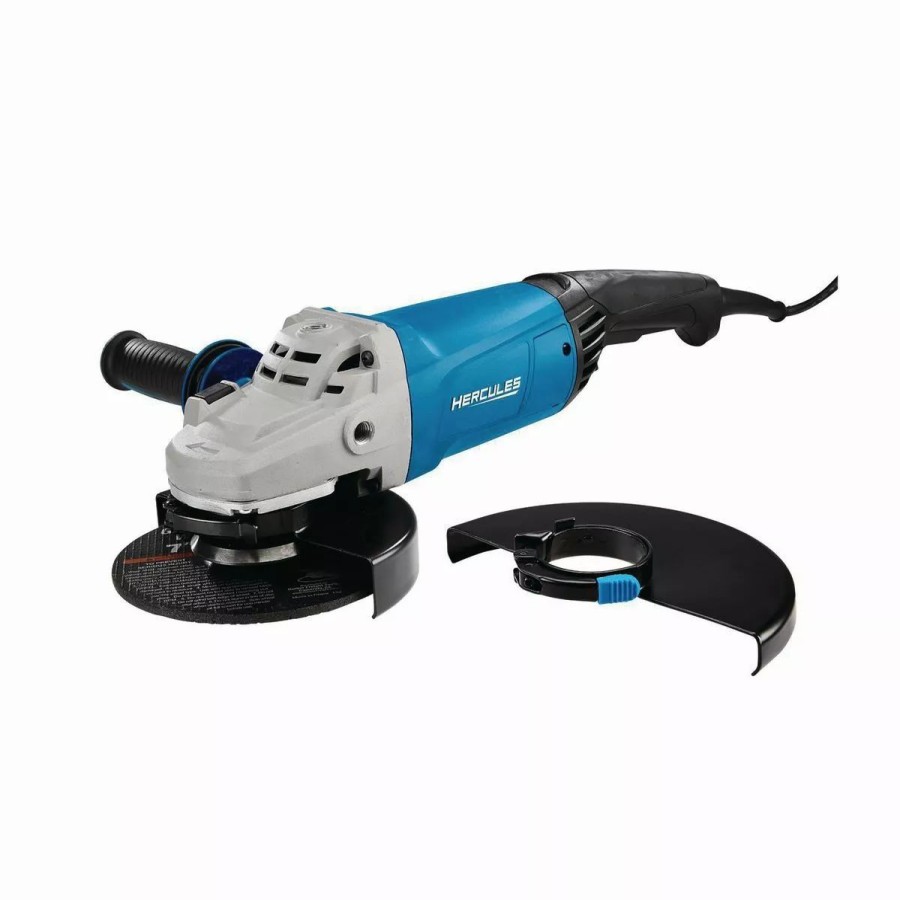 Power Tools Hercules | Hercules 15 Amp 7 In./9 In. Trigger Grip Angle Grinder