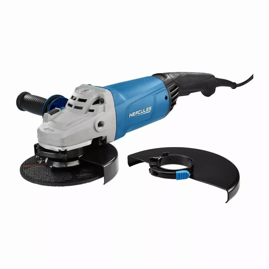 Power Tools Hercules | Hercules 15 Amp 7 In./9 In. Trigger Grip Angle Grinder