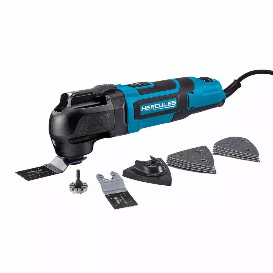 Power Tools Hercules | Hercules 3.5 Amp Variable Speed Oscillating Multi-Tool