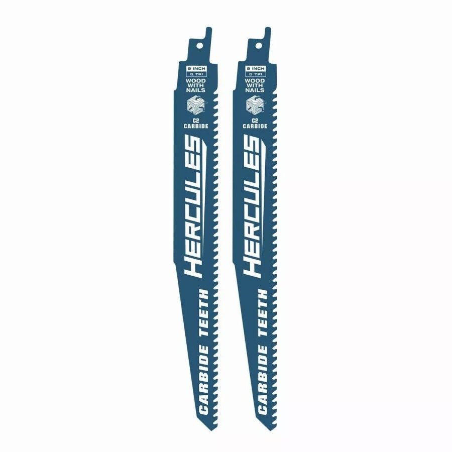 Power Tools Hercules | Hercules 9 In. Carbide Reciprocating Saw Blades, 2 Pk.