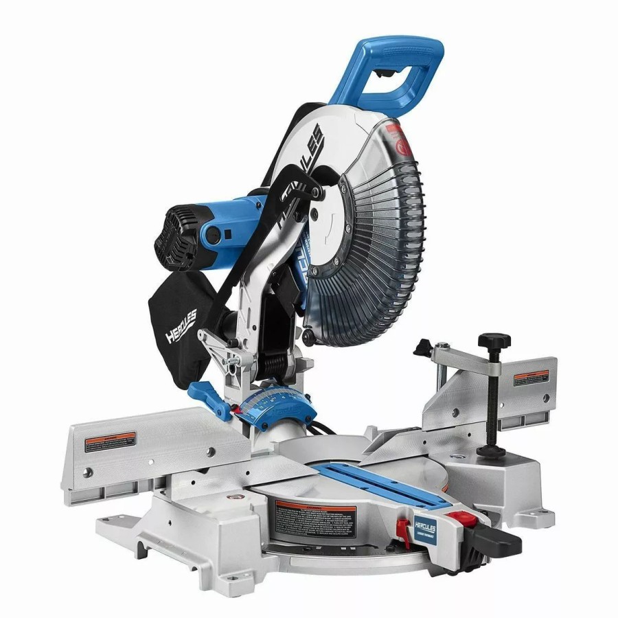 Power Tools Hercules | Hercules 12 In. Dual-Bevel Compound Miter Saw With Precision Led Shadow Guide