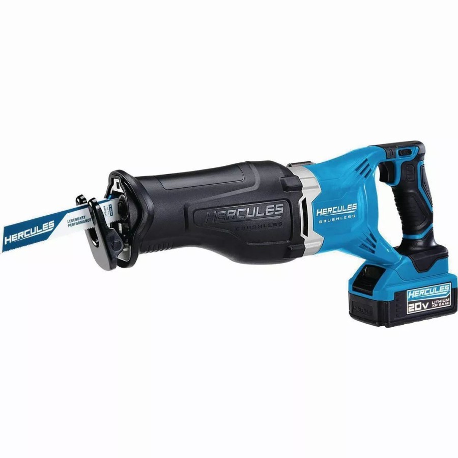 Power Tools Hercules | Hercules 20V Brushless Cordless Reciprocating Saw Tool Only