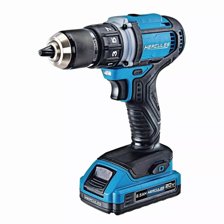 Power Tools Hercules | Hercules 20V Cordless 1/2 In. Compact Drill/Driver Tool Only