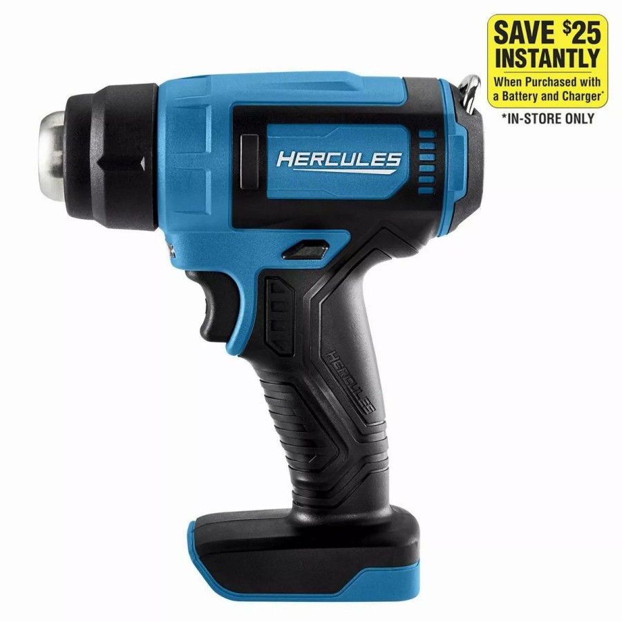 Power Tools Hercules | Hercules 20V Lithium-Ion Cordless Compact Heat Gun Tool Only